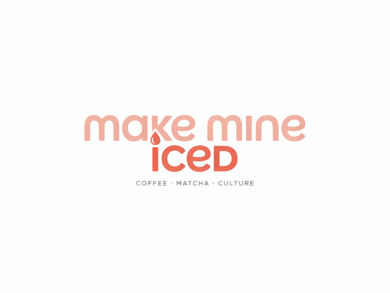 Make Mine Iced logo design by Poki