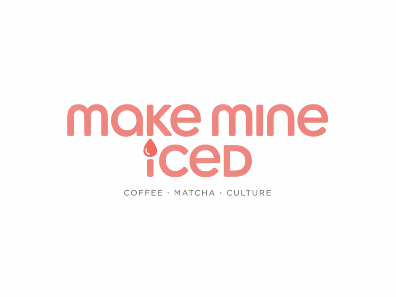 Make Mine Iced logo design by Poki