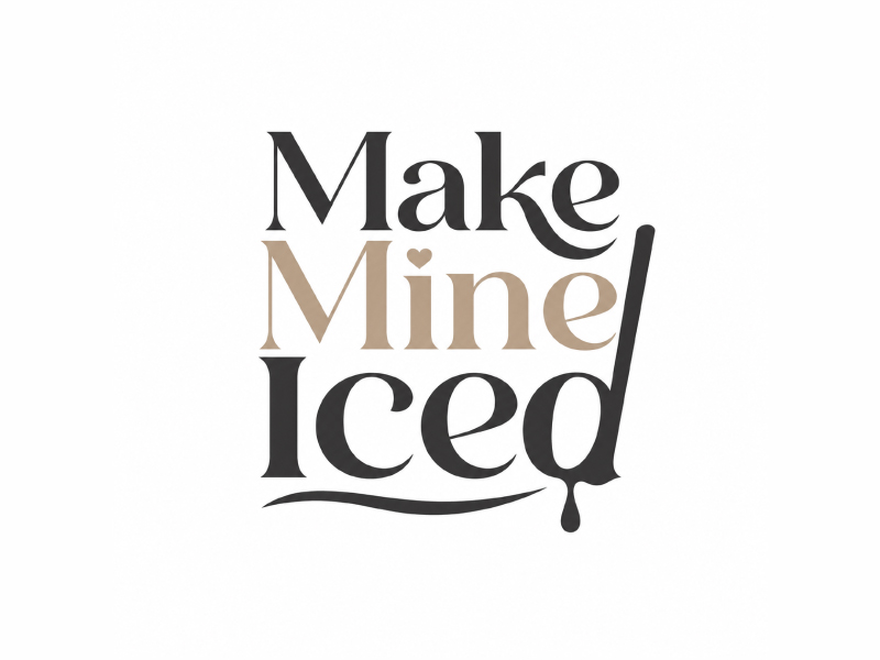 Make Mine Iced logo design by Mr uink