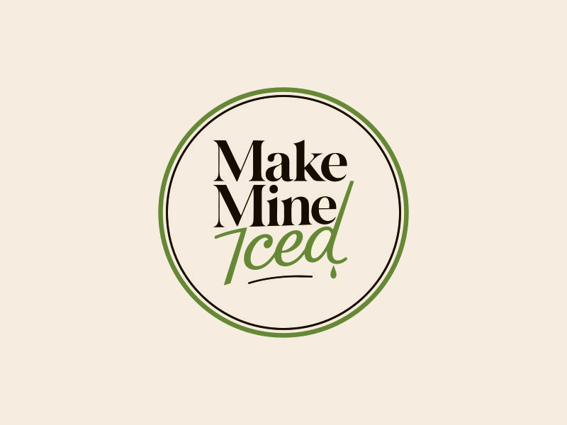 Make Mine Iced logo design by Zeratu