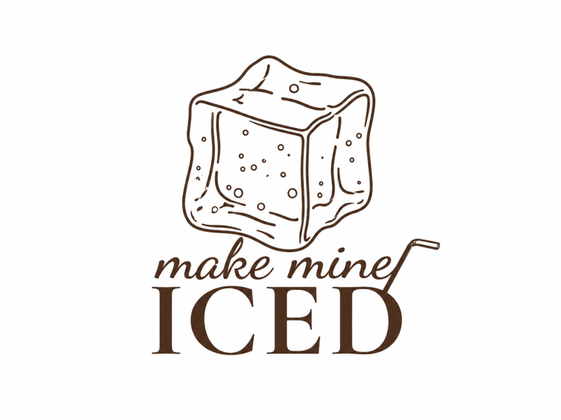 Make Mine Iced logo design by reya_ngamuxz
