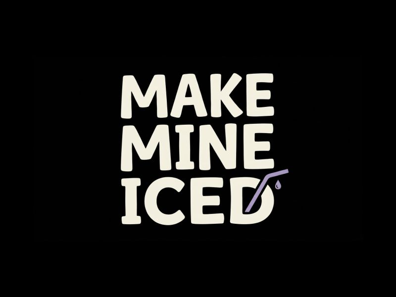 Make Mine Iced logo design by luckyprasetyo