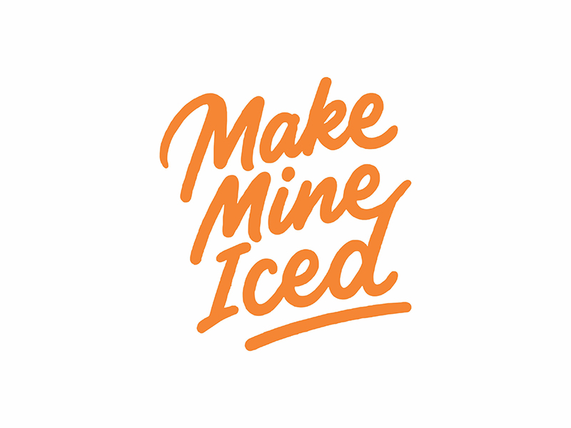 Make Mine Iced logo design by gitzart