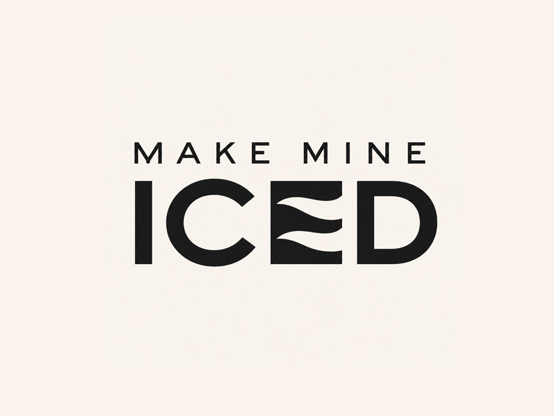 Make Mine Iced logo design by Kanenas
