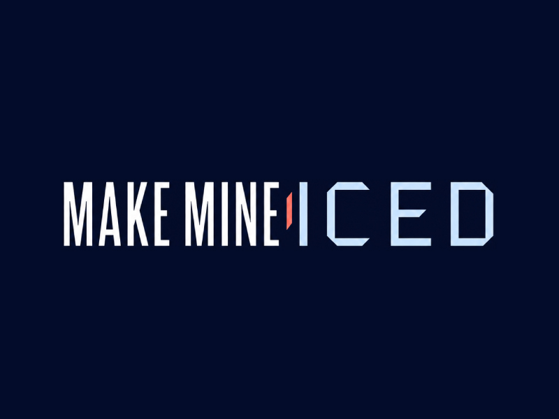 Make Mine Iced logo design by pixalrahul