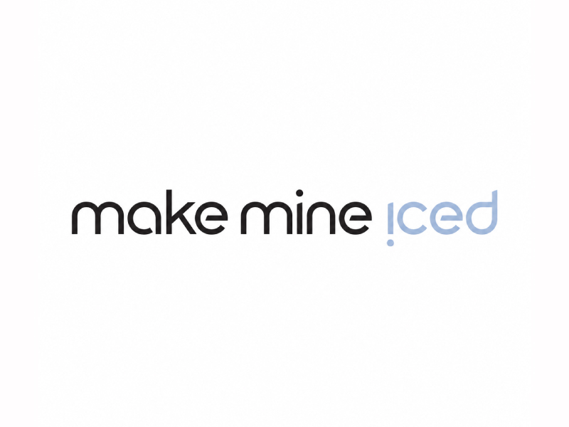 Make Mine Iced logo design by pixalrahul