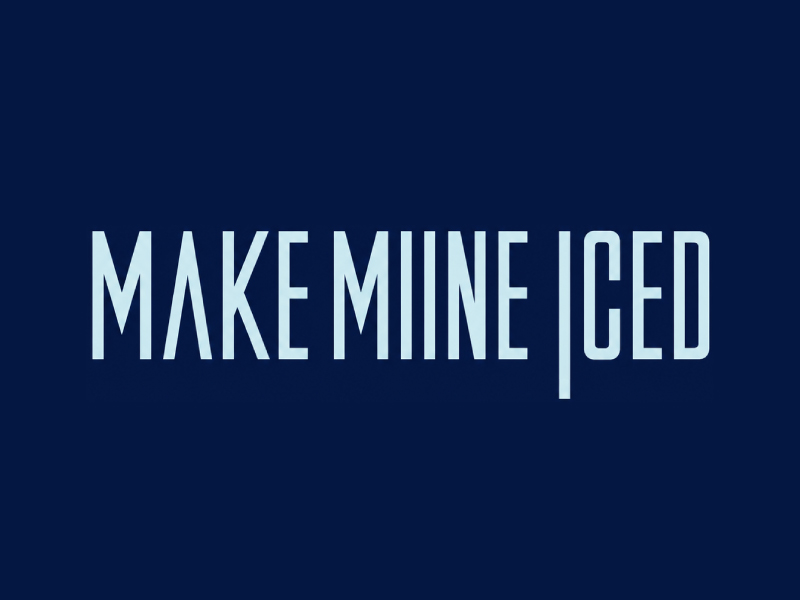 Make Mine Iced logo design by pixalrahul