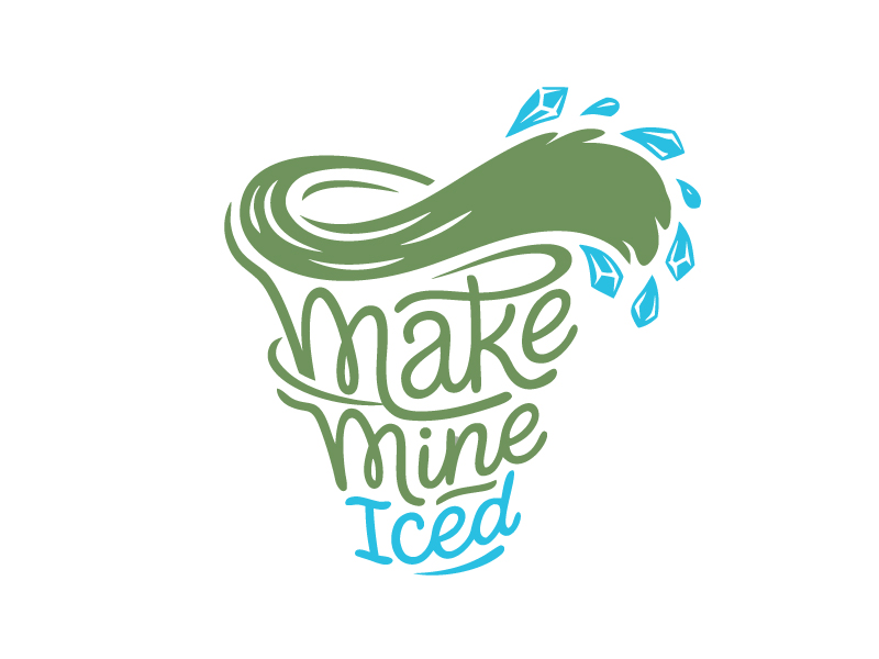 Make Mine Iced logo design by Phantomonic