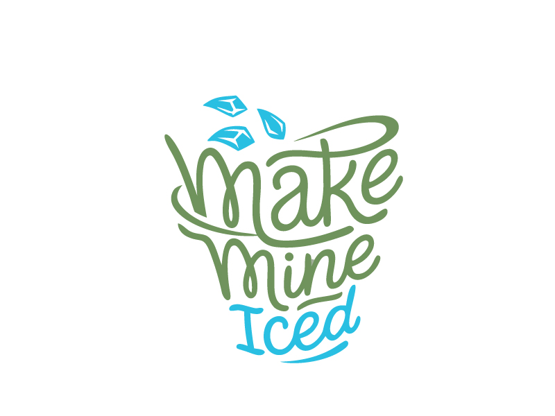Make Mine Iced logo design by Phantomonic