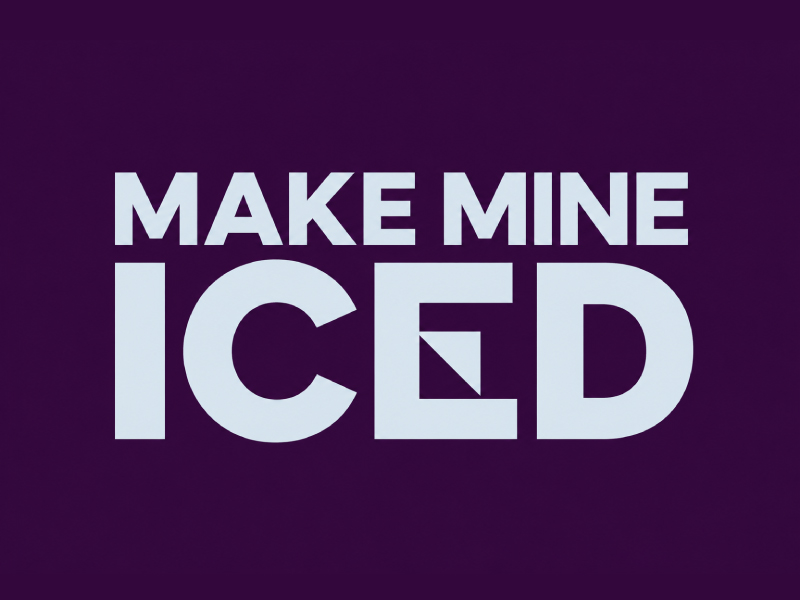 Make Mine Iced logo design by anchorbuzz