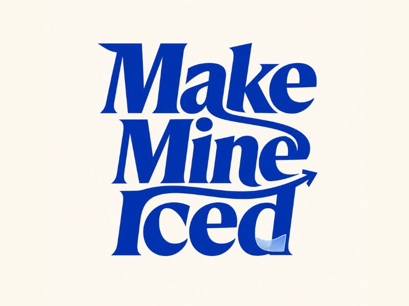 Make Mine Iced logo design by Humhum