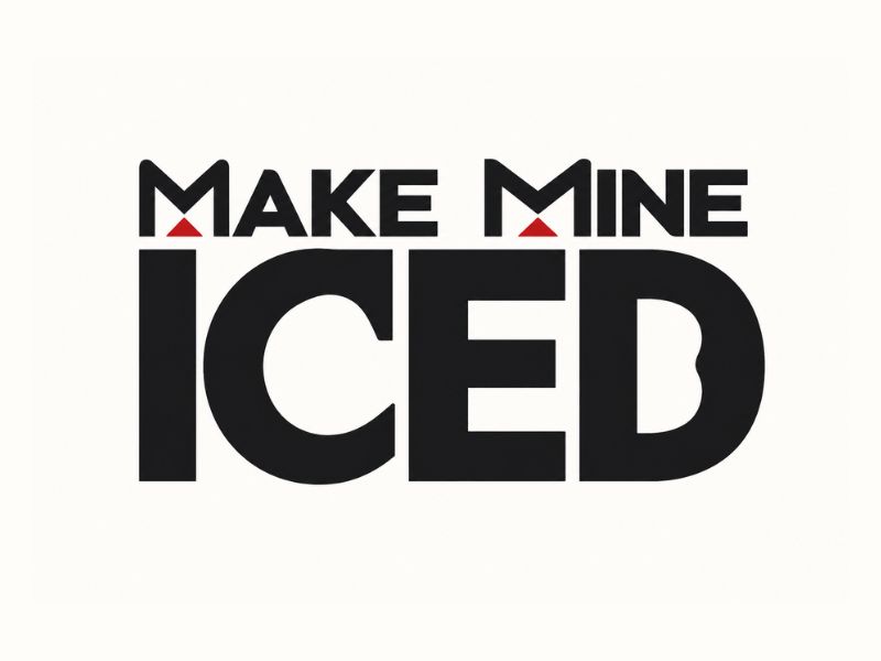 Make Mine Iced logo design by Lordede