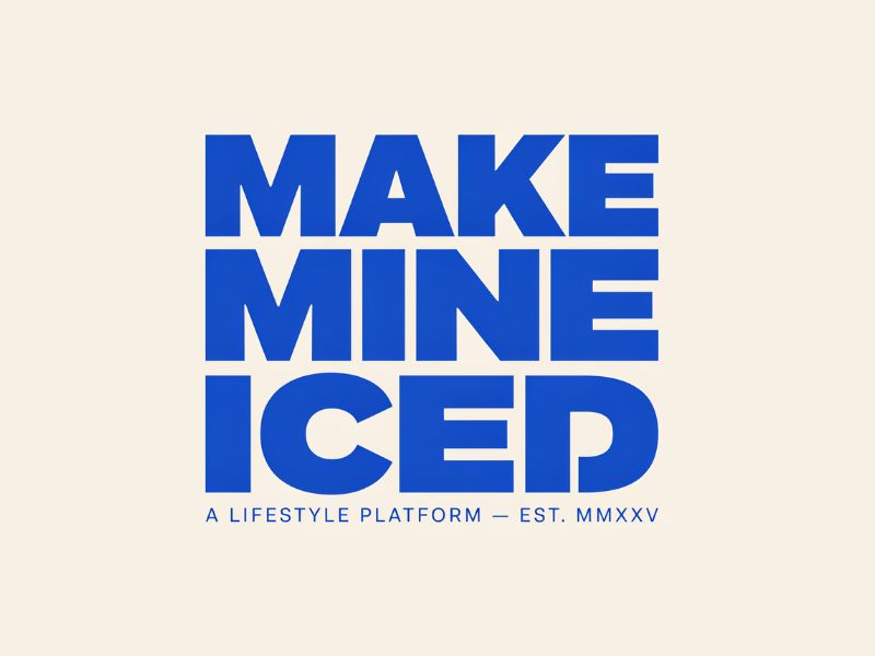 Make Mine Iced logo design by gokelu