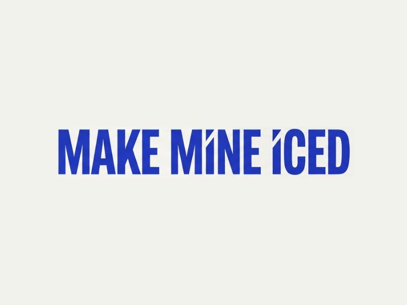 Make Mine Iced logo design by AndreBWid