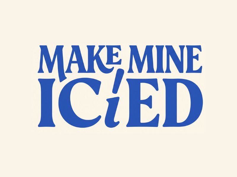 Make Mine Iced logo design by Ayamas
