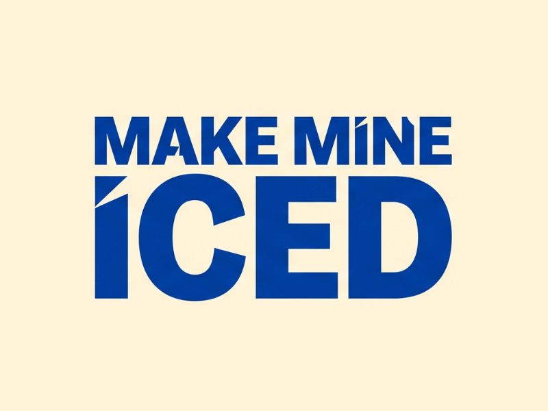 Make Mine Iced logo design by Ayamas