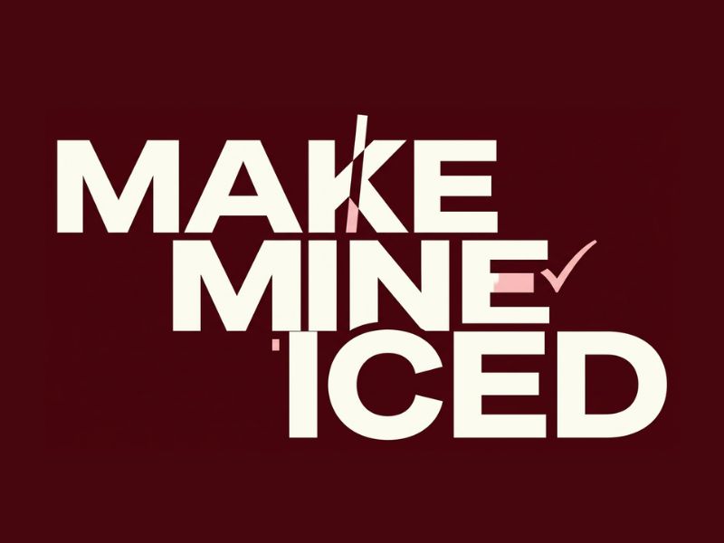 Make Mine Iced logo design by joni