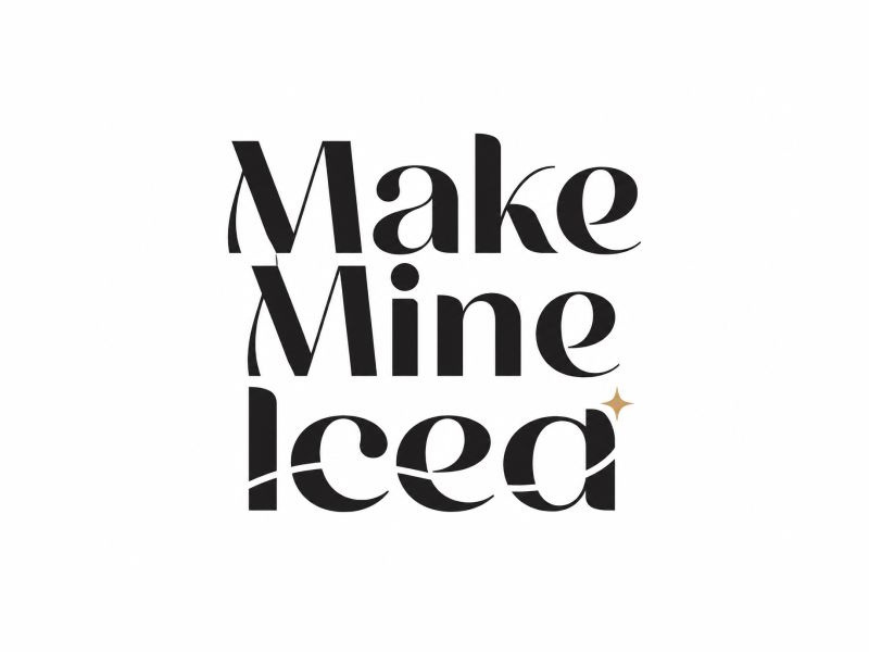 Make Mine Iced logo design by dasam