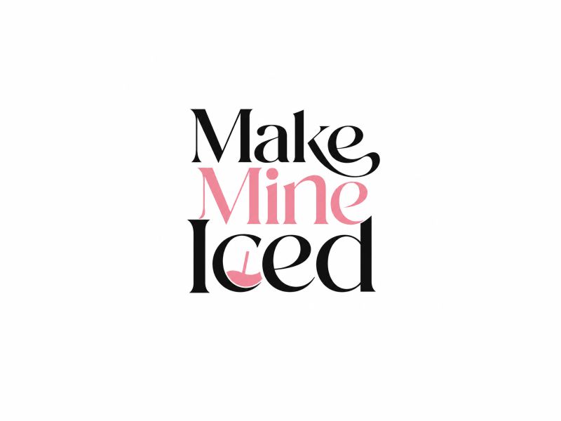 Make Mine Iced logo design by dasam