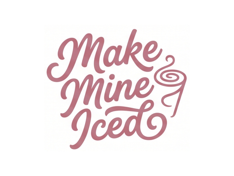 Make Mine Iced logo design by Octavino