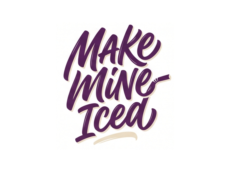 Make Mine Iced logo design by Berkah Corel