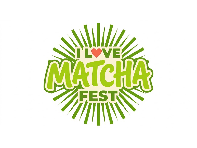 I Love Matcha Fest logo design by Bright Ritchil