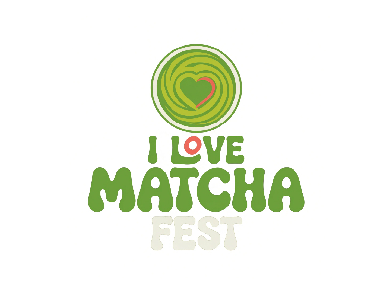 I Love Matcha Fest logo design by Bright Ritchil