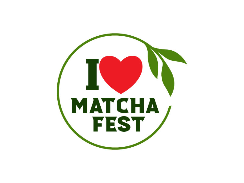 I Love Matcha Fest logo design by zamzam