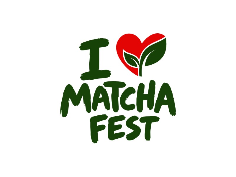 I Love Matcha Fest logo design by Neng Khusna