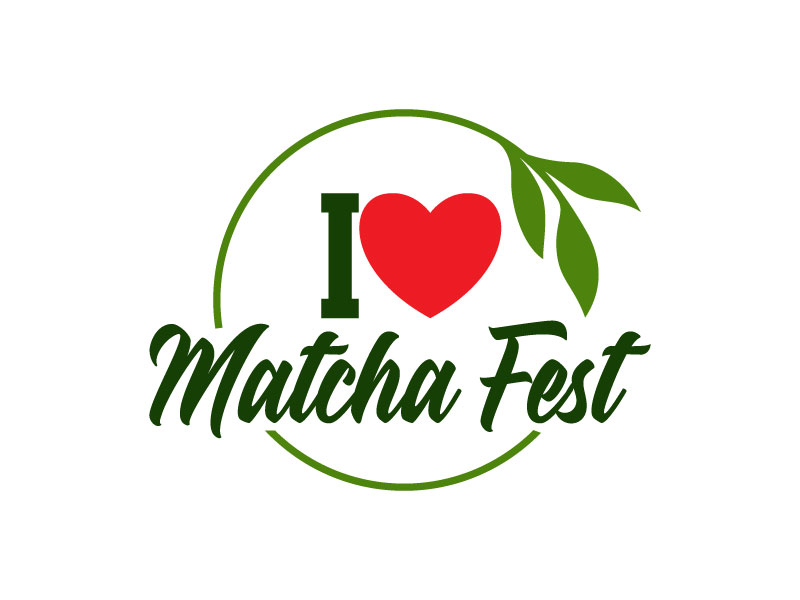 I Love Matcha Fest logo design by zamzam