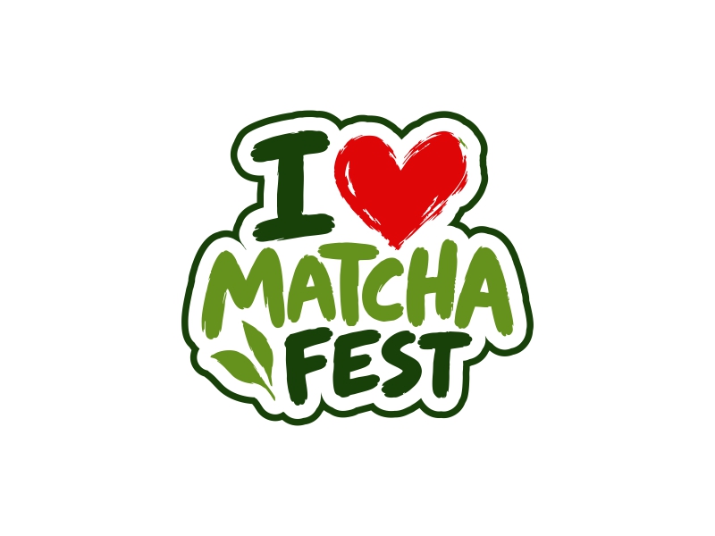 I Love Matcha Fest logo design by Ariza Mauliza