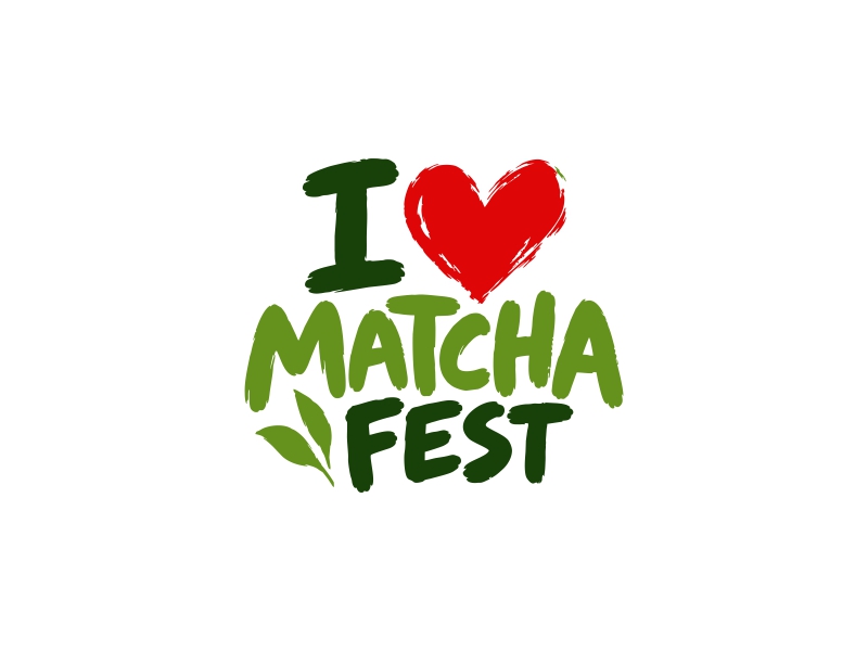 I Love Matcha Fest logo design by Ariza Mauliza