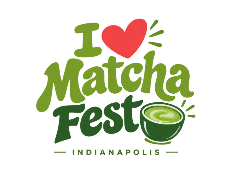 I Love Matcha Fest logo design by Zero9