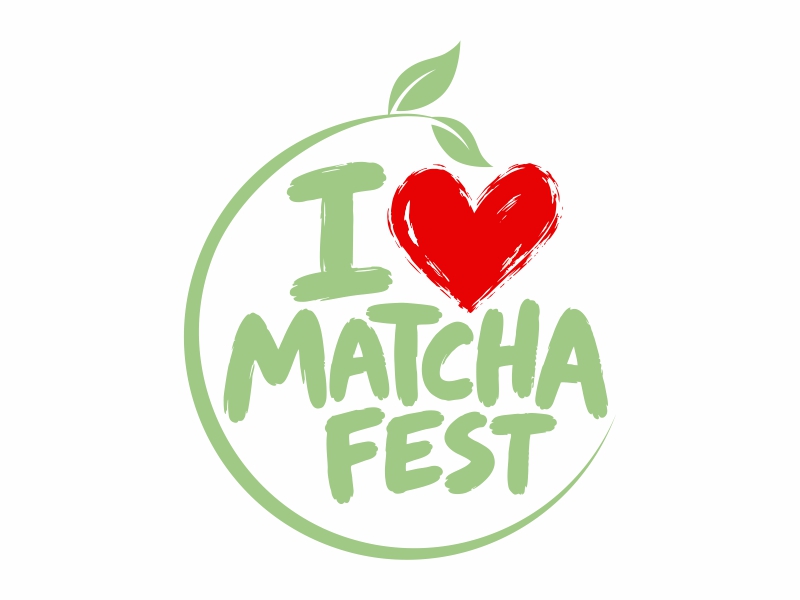 I Love Matcha Fest logo design by qqdesigns