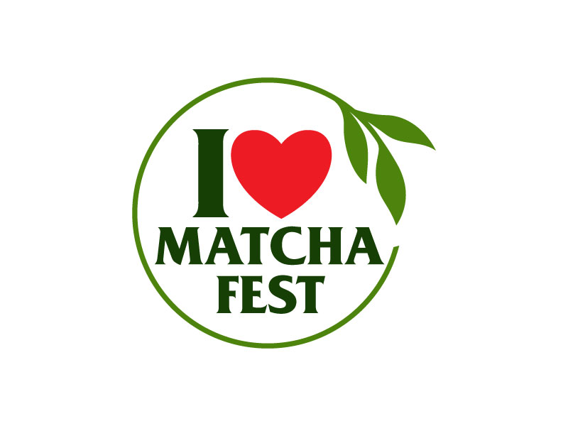 I Love Matcha Fest logo design by zamzam