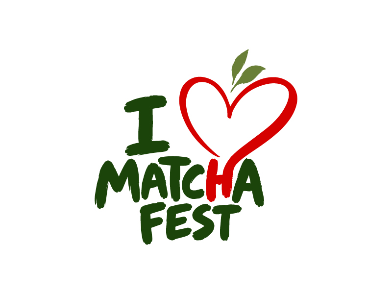 I Love Matcha Fest logo design by moonpark