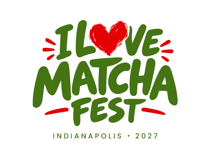 I Love Matcha Fest logo design by Vins
