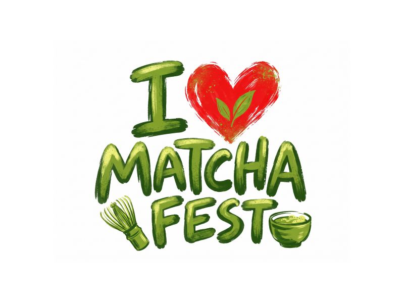 I Love Matcha Fest logo design by luckyprasetyo