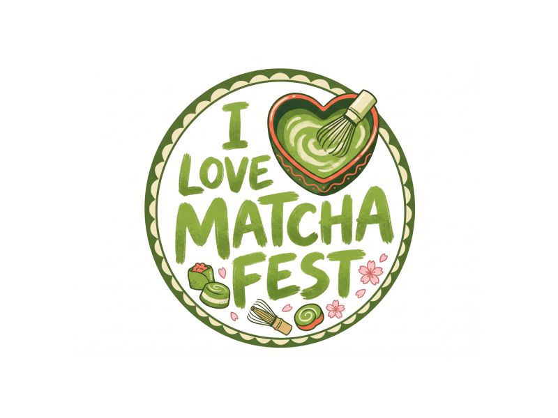 I Love Matcha Fest logo design by luckyprasetyo