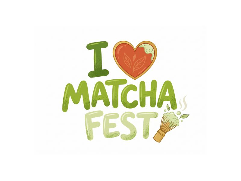 I Love Matcha Fest logo design by luckyprasetyo