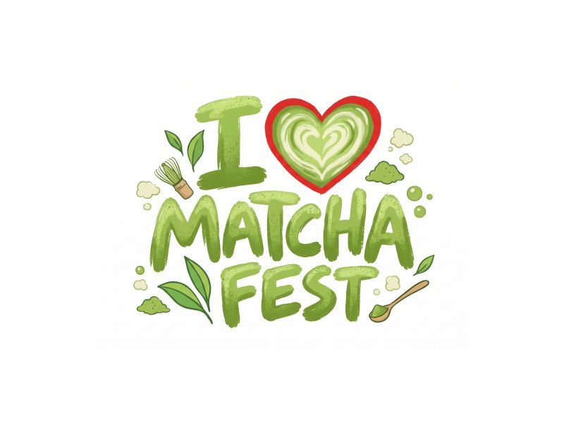 I Love Matcha Fest logo design by luckyprasetyo