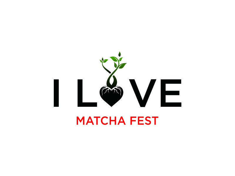 I Love Matcha Fest logo design by azizah