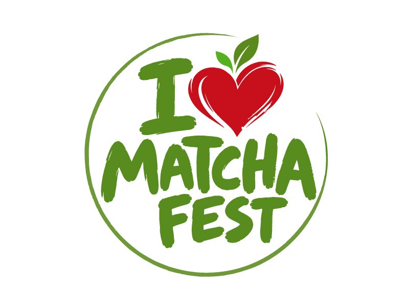 I Love Matcha Fest logo design by logofighter
