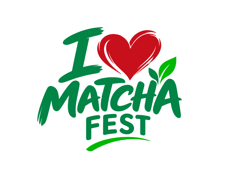 I Love Matcha Fest logo design by logofighter