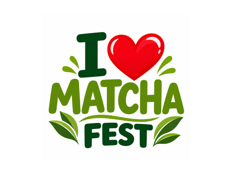 I Love Matcha Fest logo design by USDOT