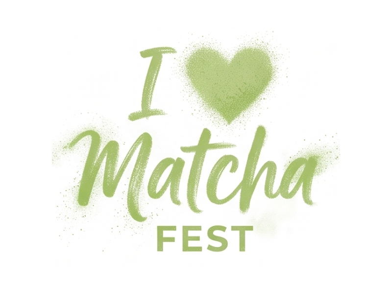 I Love Matcha Fest logo design by Bambang Bang