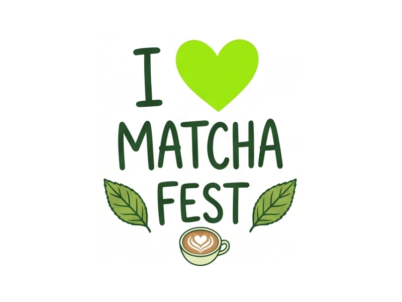 I Love Matcha Fest logo design by Bambang Bang