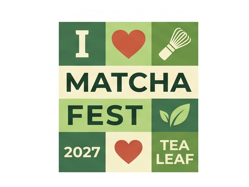 I Love Matcha Fest logo design by Octavino