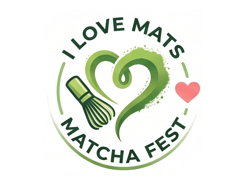 I Love Matcha Fest logo design by Octavino