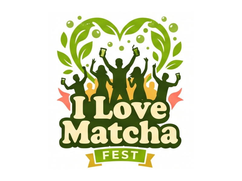 I Love Matcha Fest logo design by Berkah Corel